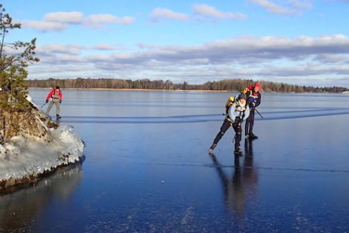 a small boat in a body of water